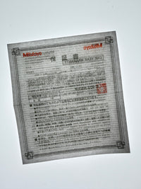Mitutoyo Warranty Perfected