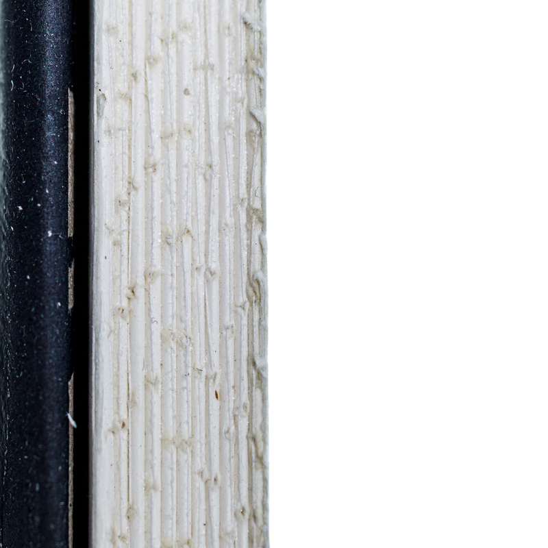 Lay-flat hand stitched binding